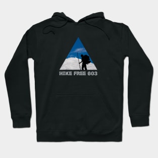 Hike Free 603 - Mount Washington Summit in Winter Hoodie